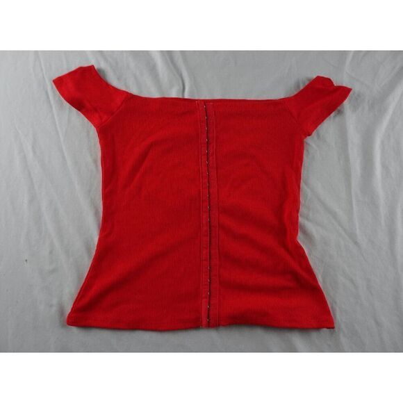 Guess Los Angeles Women Red Top Size S - Picture 5 of 11